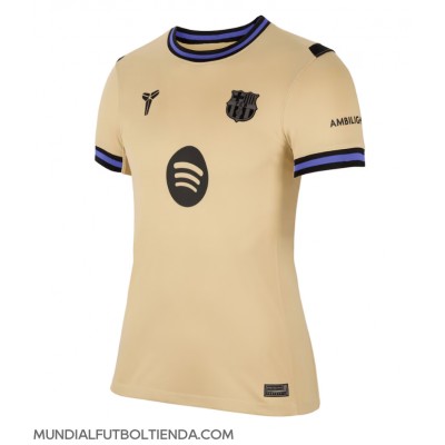 Camiseta Barcelona Pedri Gonzalez #8 Segunda Equipación Replica 2025-26 para mujer mangas cortas Camiseta Barcelona Pedri Gonzalez #8 Segunda Equipación Replica 2025-26 para mujer mangas cortas